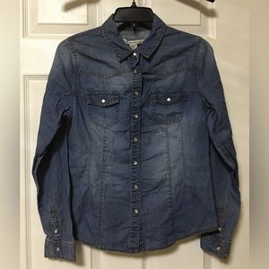 American Rag denim blouse